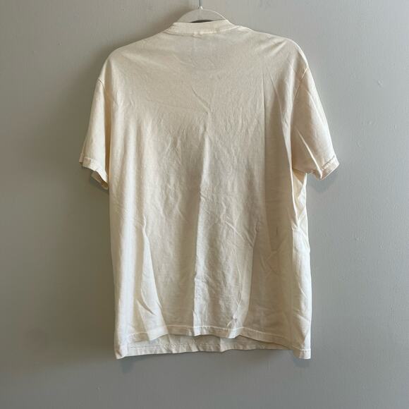 Farm Fresh Christmas Trees Beige Black T-Shirt Size M - Picture 2 of 5